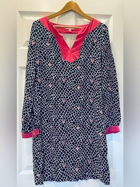 Lilly Pulitzer seashell scallop silk dress - size 6